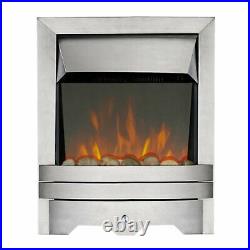 Focal Point Fires Lulworth LED Reflections Inset Electric Fire Stainless Steel