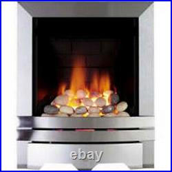 Focal Point Lulworth Brushed metal effect Electric Fire