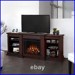 Fresno Electric Fireplace in Dark Walnut by Real Flame