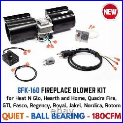 GFK-160 Fireplace Blower Fan for Heat N Glo Quadra Fire GTI Fasco Regency Royal