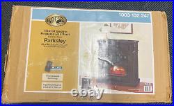 HAMPTON BAY INFRARED ELECTRIC FIREPLACE WITH SHELF PARKSLEY 31Wx34H
