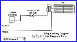 HB-RB36 Kingsman Fireplace Blower (Z36FK, ZDV3600, ZDV4200N)