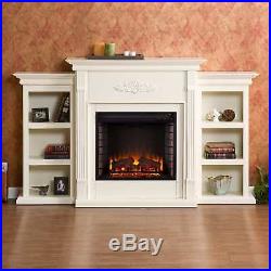 Harper Blvd Dublin 70-inch Ivory Electric Fireplace