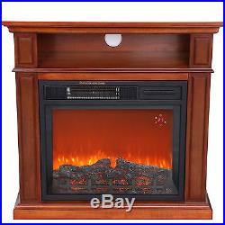 Hearth Trends 1500W Small Media Indoor Infrared Electric Fireplace Heater
