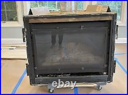 Heat-N-Glo Large gas fireplace, Excellent condition With Frame And Blower Fan