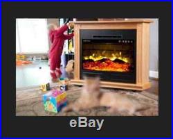 Heat Surge Roll N Glow EV5 Amish Electric Fireplace (4,606 BTU) Dark Cherry
