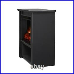 Hollis Electric Stove Fireplace Real Flame Infrared Multi Color Heater 2 Colors