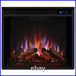 Hollis Electric Stove Fireplace Real Flame Infrared Multi Color Heater 2 Colors
