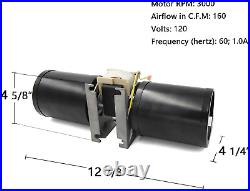 Hongso GFK-160, GFK-160A, Fireplace Blower Fan Kit with Ball Bearings Motor for
