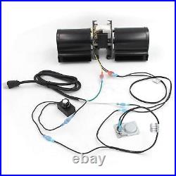 Hongso Pre-Wired GFK-160 GFK-160A Fireplace Blower Fan Kit with Ball Bearings