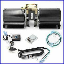 Hongso Replacement Fireplace Blower Fan Kit with Ball Bearings Motor for Heat N