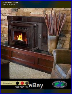 Hudson River Stove Works Pellet Stove Fireplace Insert Model CHATHAM