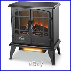 Indoor Electric Stove Heater Mantel Thermostat Flame Blower Fireplace Furniture