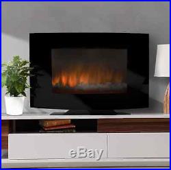 Large 1500W Heat Adjustable Electric Portable Wall Mount Fireplace Space Heater