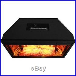 Large Electric Fireplace Insert Heater 28 In 1500W Adjustable Heat Freestanding