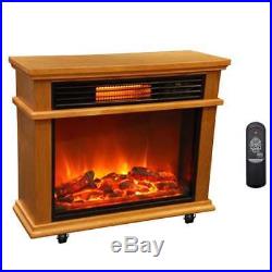 LifeSmart LifePro 1500W 3 Element Infrared Quartz Fireplace Heater (Open Box)