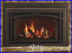 Majestic Ruby 25 Direct Vent Natural Gas Insert with Remote Control & Log Set