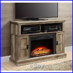 Media Electric Fireplace TV stand 55 Heater Entertainment Center Console Remote