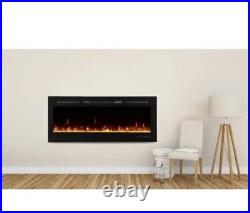 Milosz 48'' Electric Bettie Fireplace Insert/Wall Mount MODEL WLGN8740