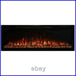 Modern Flames 74 inch SPS-74B Ultra-Slim Electric Fireplace