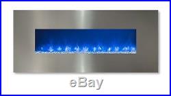 Modern Flames CLX-2 Series Electric Fireplace with Stainless Steel Front, 60-Inc