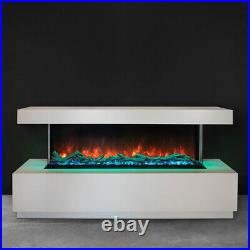 Modern Flames Landscape Series Pro MultiView 3-Sided Electric Fireplace, 80-Inch