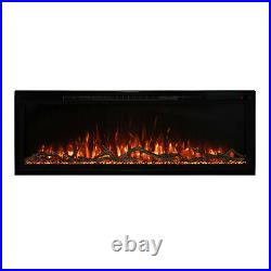 Modern Flames Spectrum Slimline Wall Mount/Built-In Electric Fireplace, 50-Inch