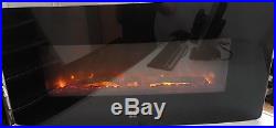 Muskoka 42 Wide Wall Mountable Electric Fire Curved LED Lit 1400w RO 105360