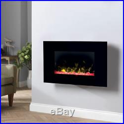 NEW Dimplex Toluca Optiflame Electric Wall Mount Fire 4 Colours Fuel Bed 2kW