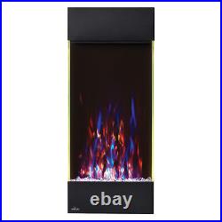Napoleon Allure Vertical Hanging LED Electric Fireplace, 38 Tall (For Parts)