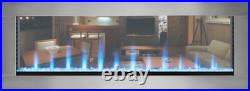 Napoleon CLEARion 50 See Thru Electric Fireplace Stainless Steel Surround Incl