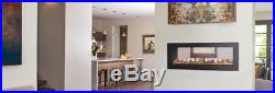 Napoleon CLEARion 50 See Thru Modern Electric Fireplace with Fire Glass Embers