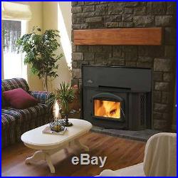 Napoleon EPI-1402M Wood Fireplace Insert with Black door Surround Blower Included