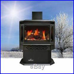 Napoleon Gas Fireplace GDS28 Stove Free Standing Efficient Propane Natural Log