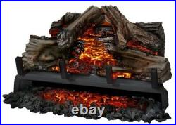 Napoleon NEFI18 5000 BTU 18W Electric Fireplace Log Set Wood