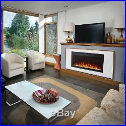 Napoleon NEFL42HI Purview 42 Inch Linear Electric Wall Mount Fireplace with Remote