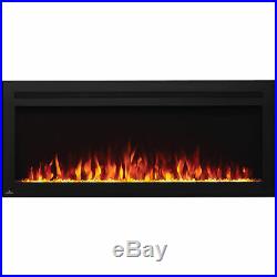 Napoleon NEFL50HI Purview 50 Inch Linear Electric Wall Mount Fireplace with Remote