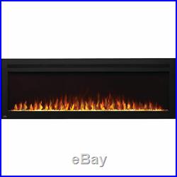 Napoleon NEFL60HI Purview 60 Inch Linear Electric Wall Mount Fireplace with Remote