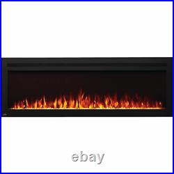 Napoleon Purview 60 Inch Linear Electric Wall Mount Fireplace, Remote (Open Box)