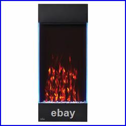Napoleon Vertical Wall Hanging LED Flame Electric Fireplace, 38 Inch Tall (Used)