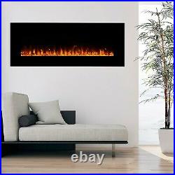 Northwest 54 Electric Fireplace Wall MountedLed Fire And Ice Flame With Rem
