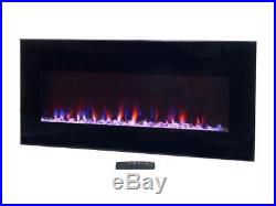 Northwest LED Fire and Ice Electric Fireplace Heater with Remote 36 Inch