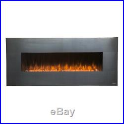Onyx Stainless 80026 50 Wall Mounted Electric Fireplace