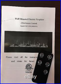 POOL BUY ETA Sept 1st Wall Mounted LED Electric Fireplace 50
