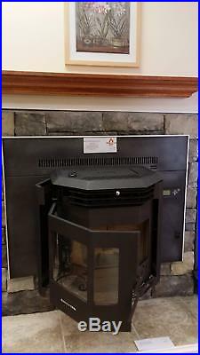 Pellet Stove Comfortbilt HP22i Fireplace Insert 42000 btu Charcoal Gray