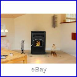 Pleasant Hearth Cabinet Pellet Burning Stove with LED Comfort Control System