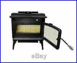 Pleasant Hearth LWS-127201 Medium 65,000 BTU Wood Burning Stove with Blower and