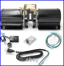 Pre-Wired GFK-160 GFK-160A Fireplace Blower Fan Kit with Ball Bearings Motor