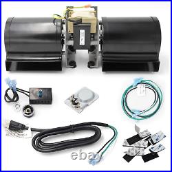 Pre-Wired GFK-160 GFK-160A Fireplace Blower Fan Kit with Ball Bearings Motor for