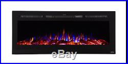 REFURB Touchstone black 50 Sideline wall electric fireplace. FREE SHIPPING